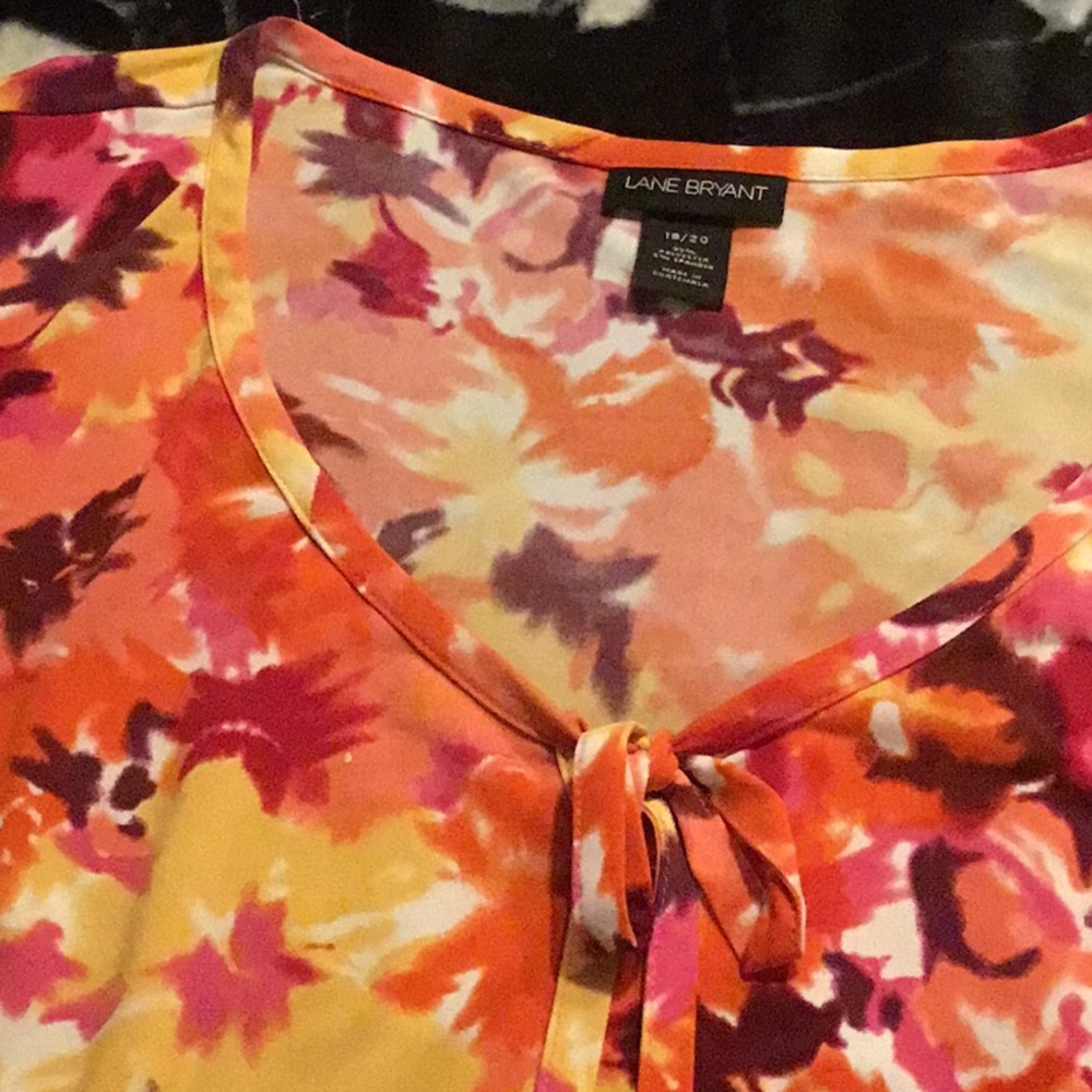 Lane Bryant size 18/20 multi colored shirt.